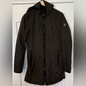 EUC 🛡️ Wellensteyn Women’s Olive Hooded Insulated Parka Coat Size S
